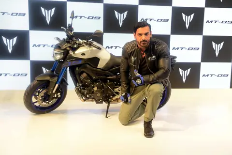 John Abraham at Launch of Yamaha MT-09 at Auto Expo 2016 in Delhi