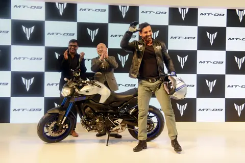 John Abraham at Launch of Yamaha MT-09 at Auto Expo 2016 in Delhi