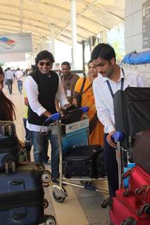 Ashutosh Rana Snapped at Airport