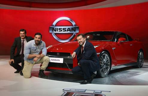 John Abraham at Launch of Nissan GTR at Auto Expo