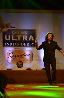 Kailash Kher at Kingfisher Ultra Indian Derby Show