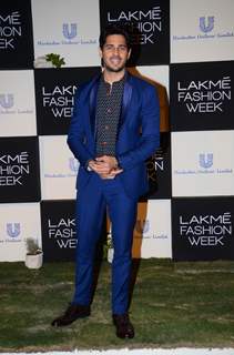 Bollywood Hunk Sidharth Malhotra at Press Meet of Lakme Fashion Week