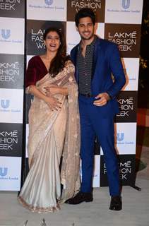 Kajol and Sidharth Malhotra at Press Meet of Lakme Fashion Week