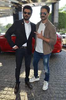 Anil Kapoor and Shahid Kapoor at Press Meet of Zee Cine Awards