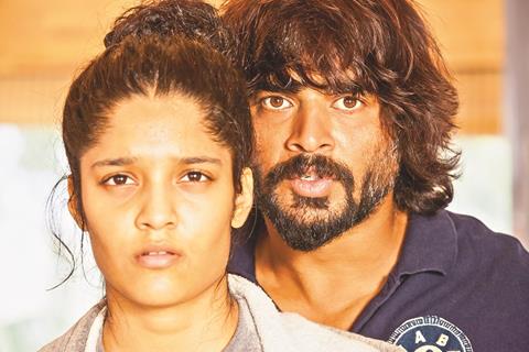 Ritika Singh and R Madhavan in Saala Khadoos