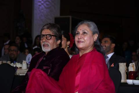 Megastar Amitabh Bachchan and Jaya Bachchan at NDTV Indian of the Year Awards