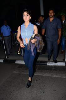 Kangana Ranaut was snapped at Airport