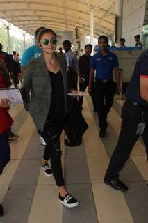 Alia Bhatt was spotted at Airport