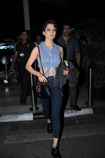 Kangana Ranaut was spotted at Airport