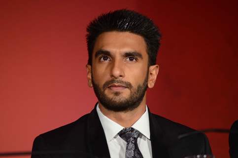 Ranveer Singh was snapped at Toronto's MOU with Film City