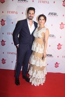 Sunny Leone with husband Daniel Weber at Femina Beauty Awards 2016