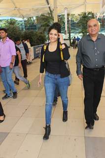Ritika Singh Snapped at Airport