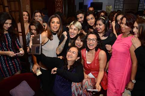 Adhuna Akhtar's Bash with other Hair Stylsists