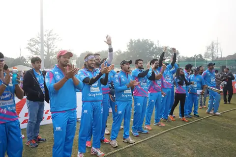 Riteish Deshmukh at 'Celebrity Cricket League' Match