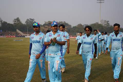 Manoj Tiwari at 'Celebrity Cricket League' Match