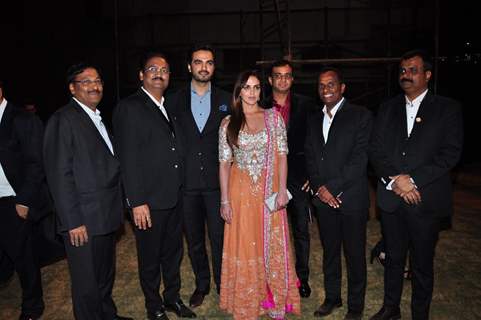 Esha Deol with her Husband at National Jewellery Awards 2016