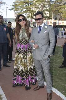 Kareena Kapoor and Saif Ali Khan at Kingfisher Ultra Derby 2016