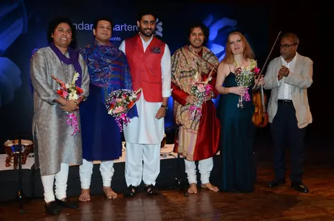 Abhishek Bachchan at Amaan Ali and Ayaan Ali Concert