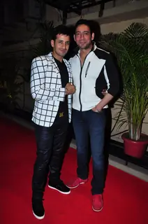 Harmeet Singh with Hrishikesh Pandey at Meet Bros Success Bash
