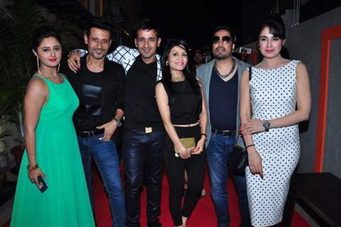 Rashami Desai, Yuvika Chaudhary and Mika Singh at Meet Bros Success Bash