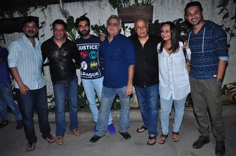 Rajkummar Rao, Hansal Mehta, Mahesh Bhatt, Madhur at Special Screening of 'Aligarh'