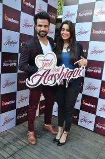 Rithvik Dhanjani and Asha Negi at Launch of Bindass Flagship Show ' Yeh Hai Aashiqui'