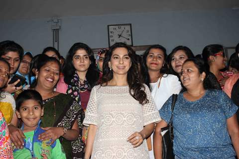 Juhi Chawla at Special Screening of 'Chalk N Duster' for 500 Teachers