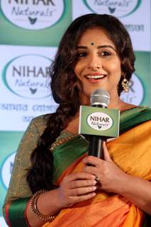 Vidya Balan at 'Nihar Naturals' Promotional Event in Kolkata