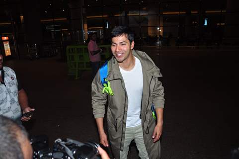 Varun Dhawan Snapped at Airport