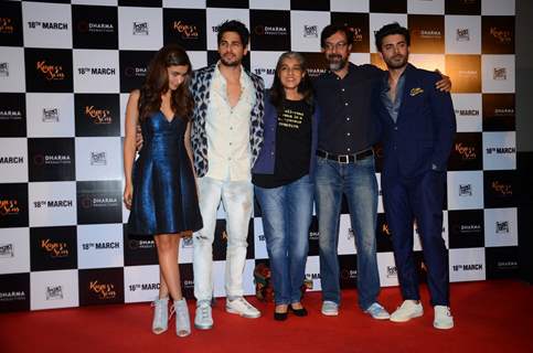 Whole Cast of Kapoor & Sons at Trailer Launch of the Film