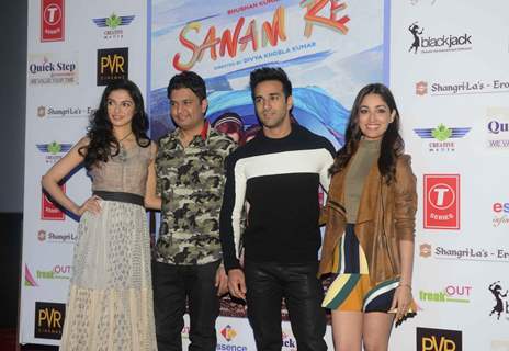 Delhi Promotions of 'Sanam Re': Bhushan Kumar, Divya Khosla, Pulkit Samrat and Yami Gautam