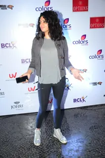 Kavita Kaushik at Launch of Anthem for BCL Team 'Mumbai Tigers'