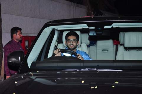 Aditya Thackeray Snapped Post Dinner at Shilpa Shetty's Home