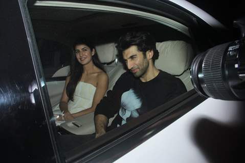 Aditya Roy Kapur and Katrina Kaif attends Special Screening of 'Fitoor'