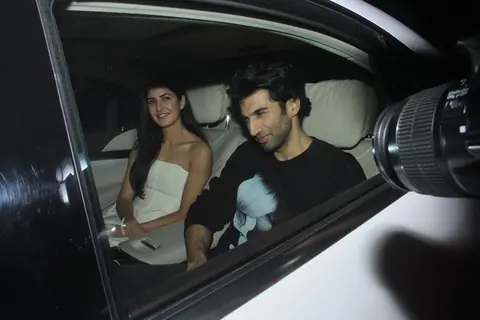 Aditya Roy Kapur and Katrina Kaif attends Special Screening of 'Fitoor'