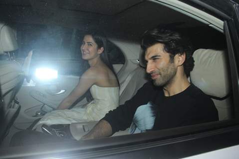 Katrina Kaif and Aditya Roy Kapur attends Special Screening of 'Fitoor'