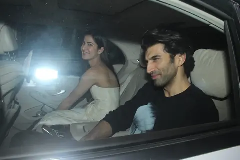 Katrina Kaif and Aditya Roy Kapur attends Special Screening of 'Fitoor'