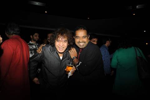 Ustad Zakir Hussain and Shankar Mahadevan at Louiz Banks 75th Birthday Celebrations