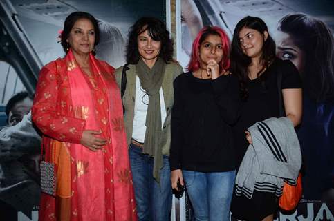 Shabana Azmi and Adhuna Akhtar at Special Screening of Neerja