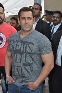 Salman Khan at Arpita Khan's Baby Shower