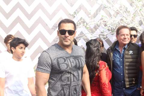 Salman Khan at Arpita Khan's Baby Shower