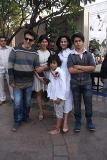 Sajid Nadiadwala and Wardha Khan at Arpita Khan's Baby Shower!