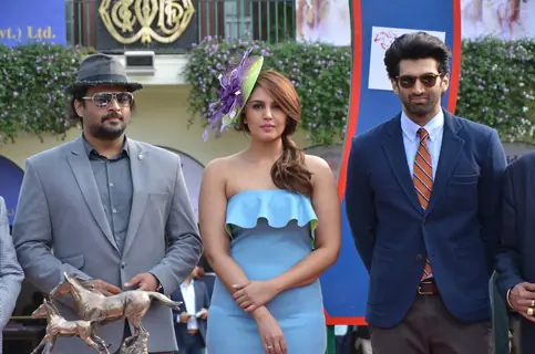 Aditya Roy Kapur, Huma Qureshi and R Madhavan at Mid-Day Race