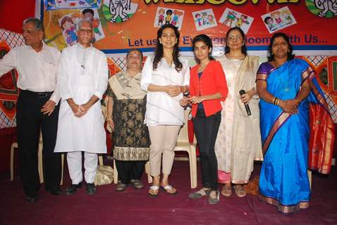 Juhi Chawla at AK Munshi Yojana Foundation, a School for Special Children