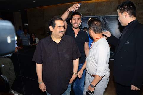 Ritesh Sidhwani and Sunil Gavaskar at Special Screening of 'Neerja'