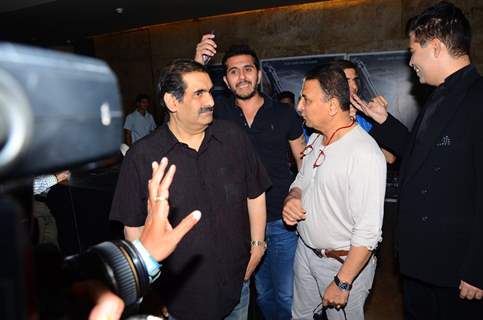 Ritesh Sidhwani and Sunil Gavaskar at Special Screening of 'Neerja'