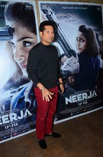 Sachin Tendulkar at Special Screening of 'Neerja'