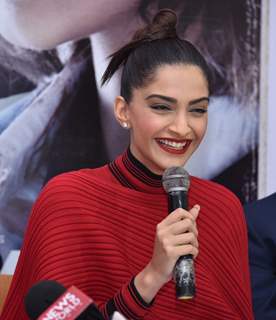 Sonam Kapoor at Promotions of 'Neerja' in Delhi