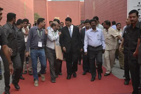 Devendra Fadnavis at Make in India Week Event
