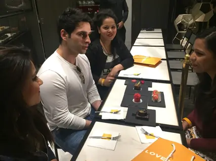 Girish Kumar Having a Coffee Date on Valentine's Day with Winners of FCUK contest.